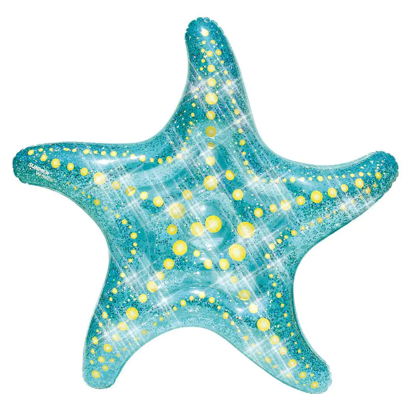 Glitter Sparkle 64 In. Blue Starfish Float